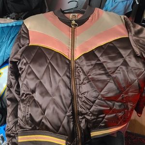 Classic Rock Couture Women's Jacket Xl Like New Rising Sun vintage satin